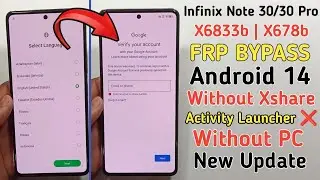 Infinix Note 30 | Note 30 Pro Frp Bypass Android 14 | infinix Note 30 (X678B) Google Account Bypass