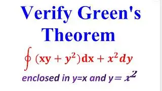 Verify Greens Theorem