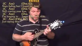 Dream a Little Dream of Me - Mandolin Cover Lesson with Chords/Lyrics