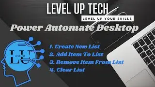 Power Automate Desktop - Create, Add, Remove, Clear List #rpa #automation #ai #pad #powerautomate