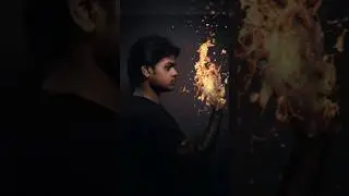 Fire 🔥 hand Creative Photo editing tutorial / 