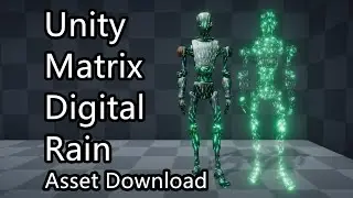 Unity VFX -  Matrix  Shader Effect - Downloadable