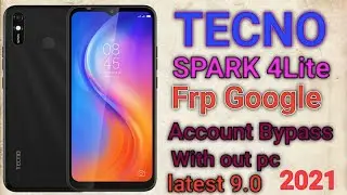 Tecno Spark 4 Lite (BB4k) Frp Bypass | Tecno Spark 4 Lite Frp Google Account Unlock Without PC 2021