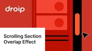 Scrolling Section Overlap Effect With Position & Interactions