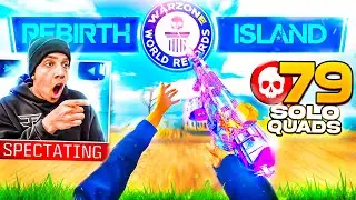 *NEW* WORLD RECORD 79 KILLS SOLO on REBIRTH ISLAND! 🏆