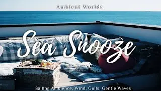 Sailboat Snooze | Gentle Waves on a Boat at Sea | Ambient Worlds [1hr+]