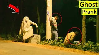 Ghost Attack Prank at NIGHT || Watch "THE NUN" Prank On Public Reaction (Part 4) By 4 Minute Fun