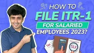 ITR filing online 2023-24 | How to file ITR 1 for AY 2023-24 | ITR filing online tutorial