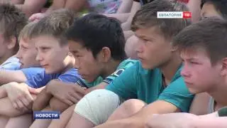 Силовики провели тактическое занятие для сирот
