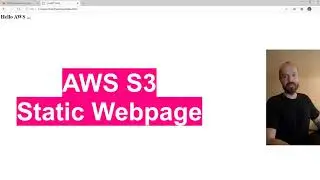 Use AWS S3 to publish a static webpage