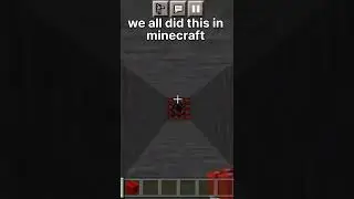 We all did this in minecraft | #shorts #youtubeshorts #short