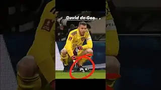 David de Gea’s bottle .. ! 200 IQ 👀  #football #soccer #shorts