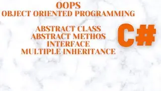 C Sharp Part11||OOPS||Abstract Class||Abstract Method||Interface||Ravinder Gattu||Gattu tutorials