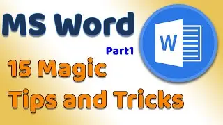 MS Word 15 Magic tips and tricks part1 | Microsoft Word powerful tips and tricks