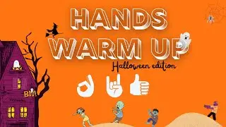 Halloween Freeze Dance l Hands Warm Up | Movement and Brain Break