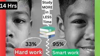 Study MORE in LESS Time Proven Scientific Methods | Tips to study effectively for exams in less time