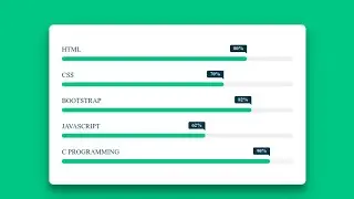 How to Make an Animated Skills Bar With HTML & CSS