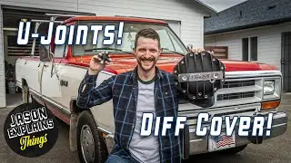 New U-Joints & Rear Differential Cover DIY (First Gen Ram, Ramcharger)