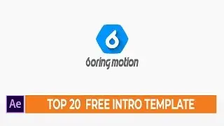 Top 20 Best Free 2D Intro Template | Free After Effects Templates