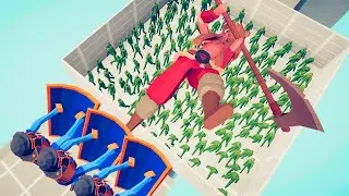 WHO CAN SURVIVE SHIELD WALL + ZOMBIE PIT ? | TABS Totally Accurate Battle Simulator