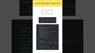 Button hover Effect  HTML & CSS #htmlcss #csstricks #cssanimationtutorial