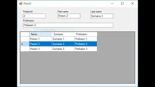 How to use DataGridView Control in C#