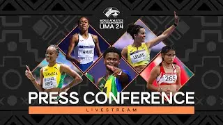 Livestream - World Athletics U20 Championships Lima 24 Press Conference