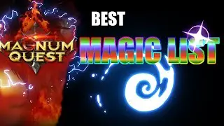 Magnum Quest Magic List Guide