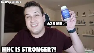 HHC IS BETTER THAN DELTA 8? (BudPop 625 mg HHC Gummies)