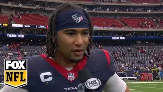 Its all about us — Texans C.J. Stroud on striving to make the playoffs | NFL on FOX