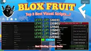 [Roblox] Blox Fruit Top 3 Best Visuals Script Available/ Showcase | Working On Delta, Fluxus & Vega