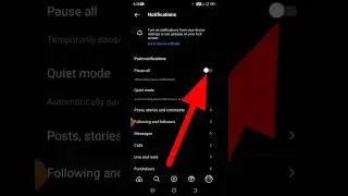 how to pause all notification in instagram||Instagram notifications pause problem||Instagram problem