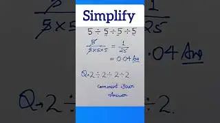 Simplify Division 