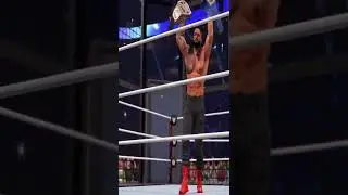 Roman Reings Double Title Victory Motion in WWE2k22