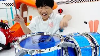 예준이의 드럼 장난감 놀이 음악놀이 쇼핑놀이 Drum Toys play with Music Activity