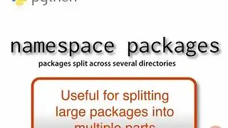 Python: Namespace Packages