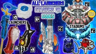 ALL LAUNCHER AND STADIUM QR CODES || BEYBLADE BURST SURGE APP