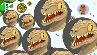 Agar.io Jurassic World Raptor Attack in Agario Server - Agario Live Stream