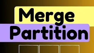 How to Merge Partition in Windows 11 & Windows 10 without any Extra software installation