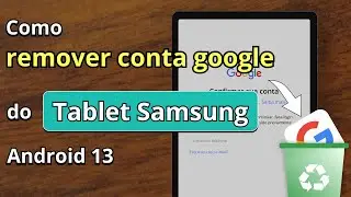 ✅Como remover conta Google do tablet samsung Android 14 |remover frp samsung tab a