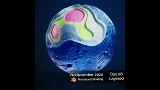 Soft Core. 🥝 Nodevember Day 08 💖 - Layered - Blender 3D