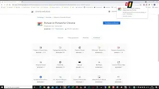 Chrome extensie Picture in Picture