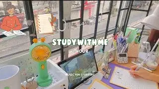 CÙNG MÌNH TẬP TRUNG HỌC 2H⏱️pomodoro 50 /5☀️2 - hour// STUDY WITH ME (study music )🌱