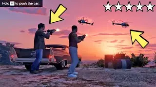 شيء عجيب حدث بعد الحصول على خمس نجمات في المهمة الأخيرة | GTA V Last Mission