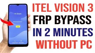 Itel Vision 3 Android 11 FRP Bypass without computer  | Jabbar Mobile