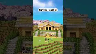 Minecraft Ultimate Survival House 🏡 #shorts