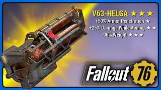 Fallout 76: V63-Helga - The New Gatling Laser - Its a Miss!