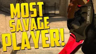 MOST SAVAGE PLAYER! - CS GO Funny Moments in Competitive