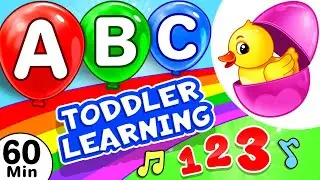 Learning Videos For Toddlers | Learn ABC's, Colors, Numbers, Shapes, Months Of The Year & More