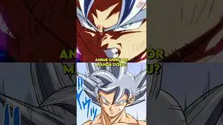 Anime vs Manga Goku, who is smarter?!